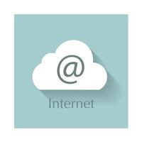 concept de cloud computing sur différents appareils électroniques. vecteur