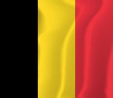 illustration de fond de brandir le drapeau national belge vecteur