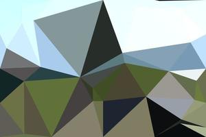 abstrait géométrique polygonal fait de triangles. vecteur