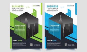 brochure commerciale flyer design modèle de taille a4. fichier modifiable d'illustration vectorielle vecteur