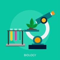 Biologie Illustration conceptuelle Design vecteur