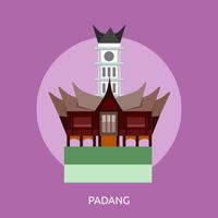 Padang Conceptuel illustration Design vecteur