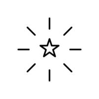 une étoile gagnante. une icône liée à la victoire, à l'attribution, à la notation, etc. élément modifiable pour le site Web ou l'application mobile ui ux. vecteur