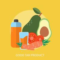 Bon produit Tan Illustration conceptuelle Design vecteur