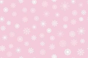 modèle sans couture de noël avec des flocons de neige couleur pastel tendance vecteur