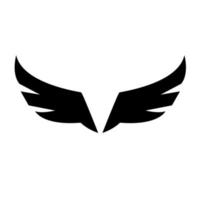 icône du logo de l'aile vecteur