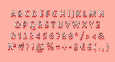 ensemble d'alphabet géométrique moderne sans empattement vecteur