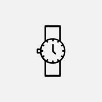 horloge, minuterie, icône de la ligne de temps, vecteur, illustration, modèle de logo. convient à de nombreuses fins. vecteur