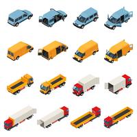 Collection de véhicules de transport de marchandises