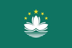 vecteur de drapeau de macao