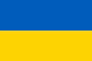 vecteur de drapeau ukrainien