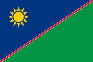 vecteur de drapeau de la namibie