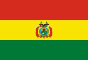 vecteur de drapeau de la bolivie