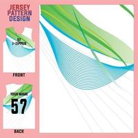 modèle de modèle de jersey vecteur concept abstrait pour l'impression ou la sublimation uniformes de sport football volley-ball basket-ball e-sport cyclisme et pêche