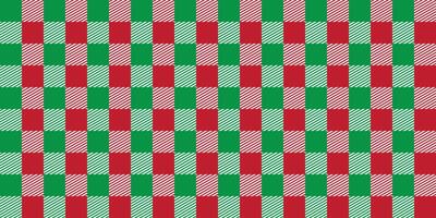 fond de noël avec du rouge et du vert sur la couleur blanche, motif de bloc. illustration vectorielle. vecteur