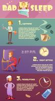 homme de sommeil infographique vecteur