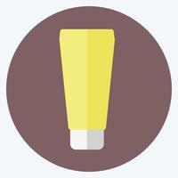 crème d'icône en tube - style plat - illustration simple, bonne pour les impressions, les annonces, etc.