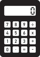 vecteur de calculatrice simple