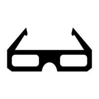 lunettes de cinéma sur fond blanc vecteur