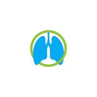 illustration vectorielle de soins pulmonaires. parfait à utiliser pour les entreprises du secteur de la santé vecteur