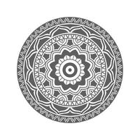 mandala rond pour la page du livre de coloriage vecteur