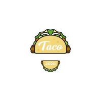 logo de tacos moderne vecteur