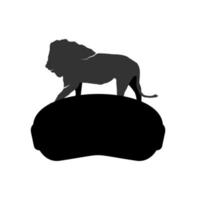 illustration vectorielle du logo de lion de jeu. parfait à utiliser pour une entreprise technologique vecteur