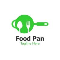 illustration vectorielle du logo de la casserole alimentaire. parfait à utiliser pour une entreprise alimentaire vecteur