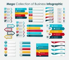 modèles d'infographie pour l'illustration vectorielle d'affaires. eps10 vecteur