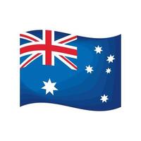 drapeau de l'australie vecteur