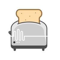 illustration vectorielle du logo du grille-pain. parfait à utiliser pour une entreprise technologique vecteur