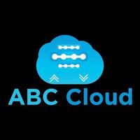 logo de nuage abc vecteur