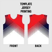 modèle de modèle de jersey vecteur concept abstrait pour l'impression ou la sublimation uniformes de sport football volley-ball basket-ball e-sport cyclisme et pêche