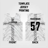 modèle de modèle de jersey vecteur concept abstrait pour l'impression ou la sublimation uniformes de sport football volley-ball basket-ball e-sport cyclisme et pêche