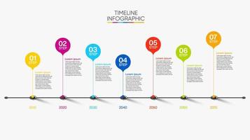 modèle d'infographie de présentation entreprise vecteur