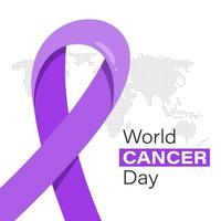 journée mondiale du cancer vecteur