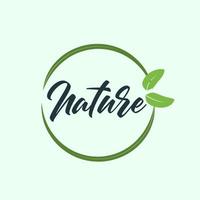 logo et symbole de la nature des feuilles pour l'industrie de l'environnement des signes vecteur