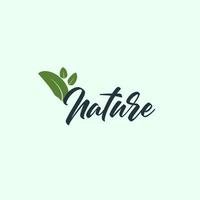 logo et symbole de la nature des feuilles pour l'industrie de l'environnement des signes vecteur