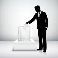 Concept d&#39;élection de vote vecteur