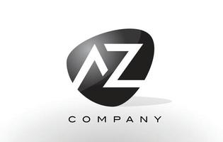 az logo. vecteur de conception de lettre.