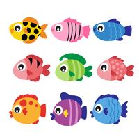 conception de collection de poisson vector