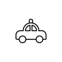taxi, taxi, voyage, icône de ligne de transport, vecteur, illustration, modèle de logo. convient à de nombreuses fins. vecteur