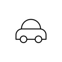voiture, automobile, icône de ligne de transport, vecteur, illustration, modèle de logo. convient à de nombreuses fins. vecteur