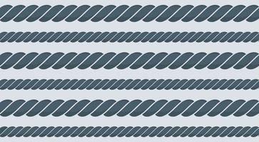 ensemble de lignes de cordes vectorielles torsadées.