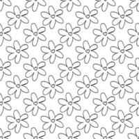 fond floral sans soudure. modèle avec des fleurs vecteur