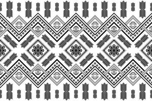 motif ethnique oriental traditionnel géométrique.figure style de broderie tribale.design pour papier peint, vêtements, emballage, tissu, illustration vectorielle. vecteur