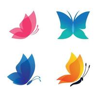 images de logo papillon beauté vecteur