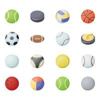 concepts de balles de sport vecteur