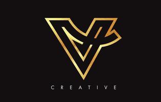 logo de conception de lettre v. lettre v icône logo avec swoosh moderne vecteur