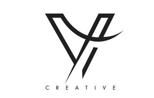 logo de conception de lettre v. lettre v icône logo avec swoosh moderne vecteur